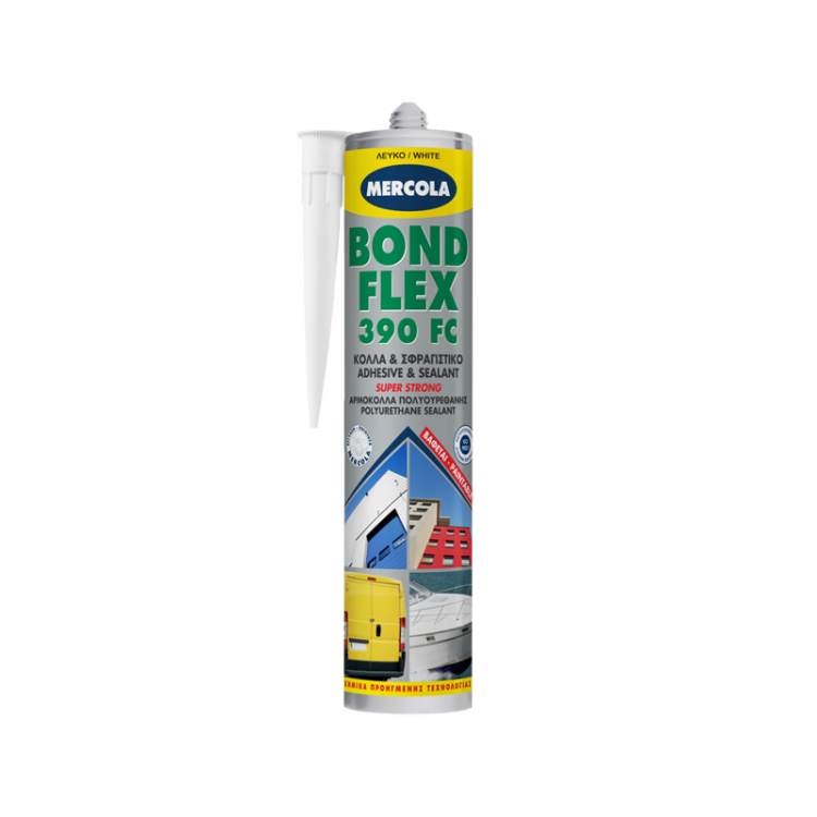 Κόλλα Πολυουρεθάνης Γκρί 390 FC 310ml Mercola